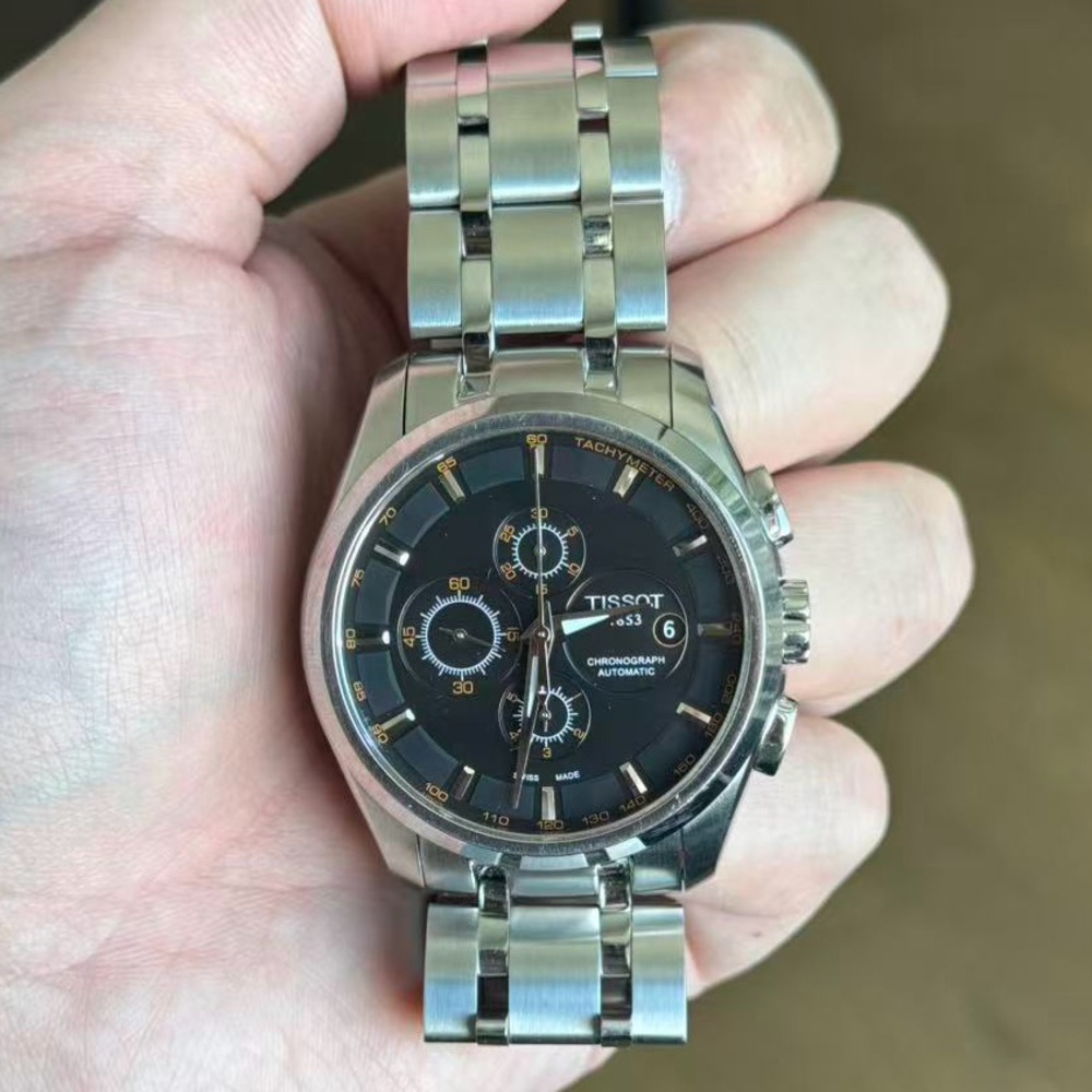 Tissot couturier automatic chronograph（BLACK & ORANGE） - Picture 2 of 4
